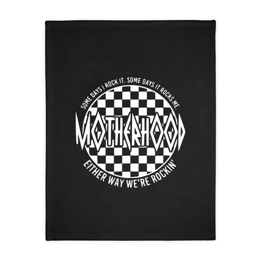 Motherhood Checkered Blanket