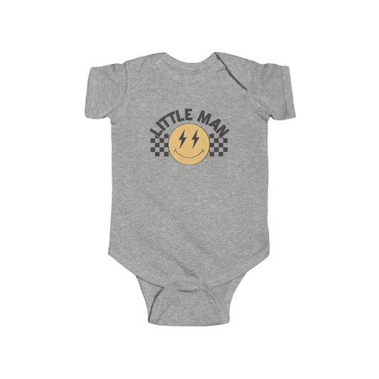 Little Man Baby Bodysuit